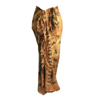 Bali Gecko Sarongs - Chocolate X 1