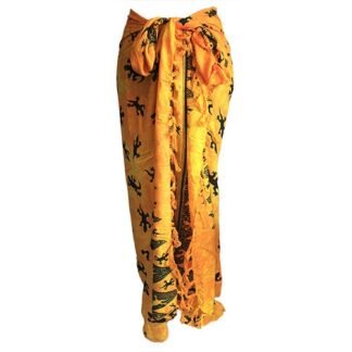Bali Gecko Sarongs - Yellow X 1