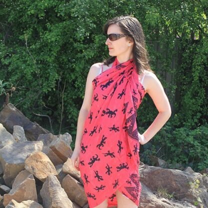 Bali Gecko Sarongs - Pink X 1 - Image 3