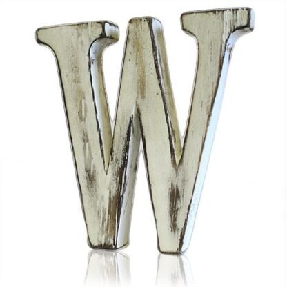 Shabby Chic Letters - W X 1