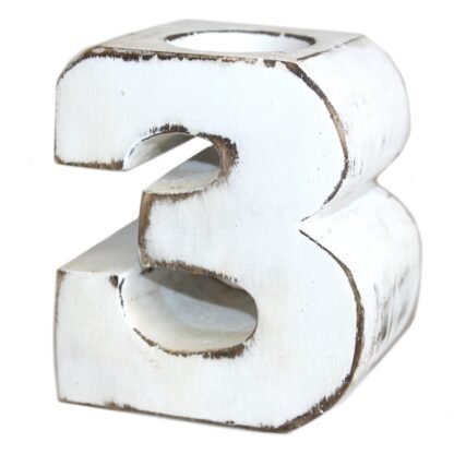 Wooden Birthday Numbers - No.3 X 1