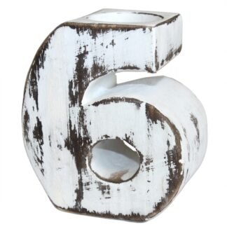 Wooden Birthday Numbers - No.6 X 1
