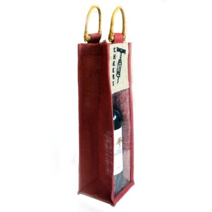 Cane Handle & PVC pannel - Burgundy - Corkscrew X 1 - Image 3