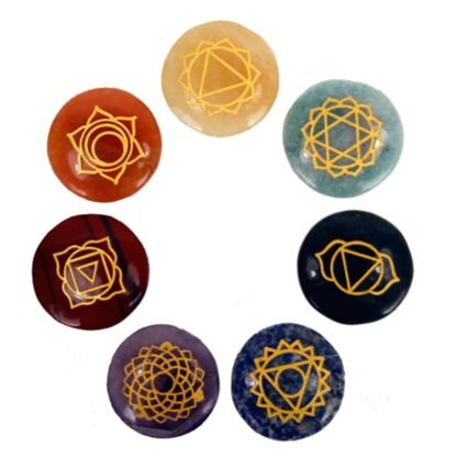 Small Stones Chakra Set (Rounded shape) X 1