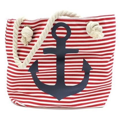 Rope Handle Bag - Blue Anchor X 1