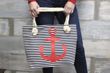 Rope Handle Bag - Blue Anchor X 1 - Image 4
