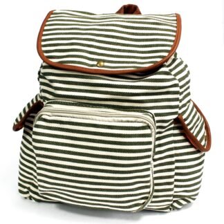 Traveller Backpacks - 3 Pocket Olive Stripe X 1