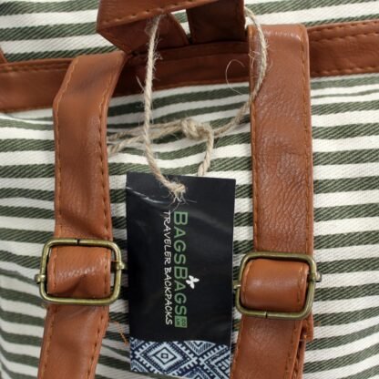 Traveller Backpacks - 3 Pocket Olive Stripe X 1 - Image 2