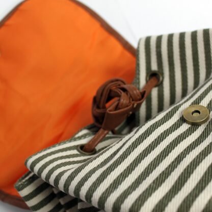 Traveller Backpacks - 3 Pocket Olive Stripe X 1 - Image 3