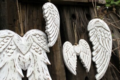 Hand Crafted Angel Wing - 30cm X 1 - Image 4