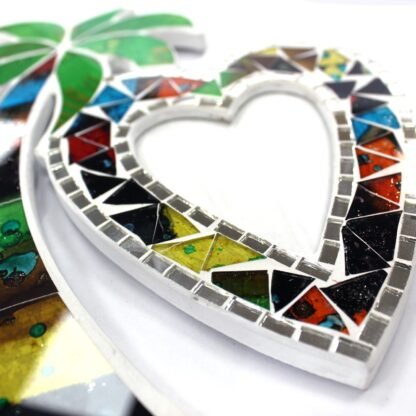 Large Mosaic Coconut Picture Frame - Double X 1 - Image 4
