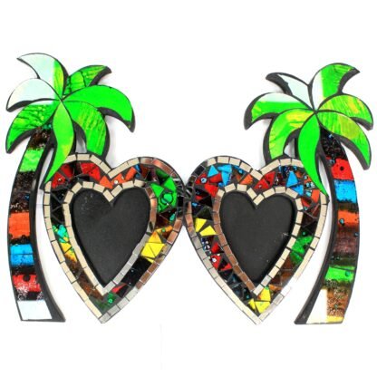Large Mosaic Coconut Picture Frame - Double X 1 - Image 2