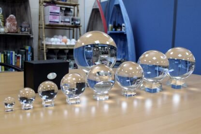 Crystal Ball on Stand 200mm X 1 - Image 3