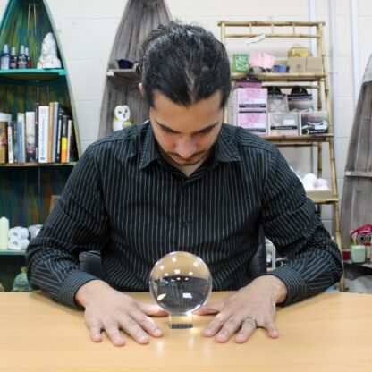 Crystal Ball on Stand 130mm X 1 - Image 2