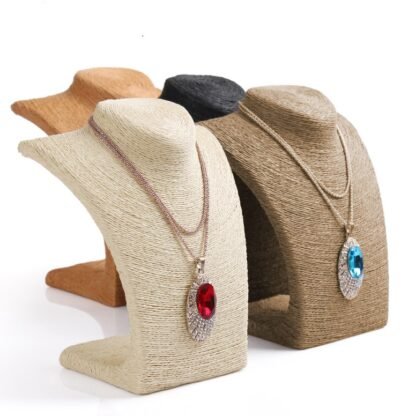 Small Necklace Display - Chocolate X 1 - Image 2