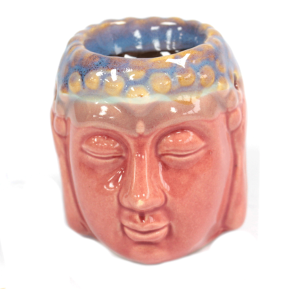 Buddha Oil Burner - Rose & Teal X 1
