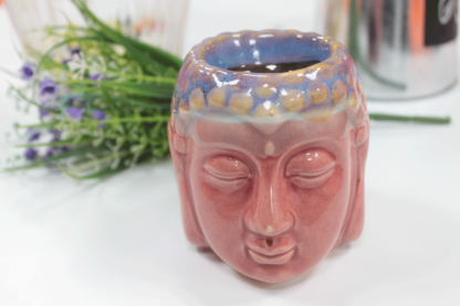 Buddha Oil Burner - Rose & Teal X 1 - Image 2
