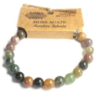 Power Bracelet - Moss Agate X 1