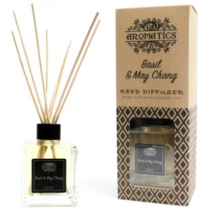 200ml Basil & Maychang Essential Oil Reed Diffuser X 1
