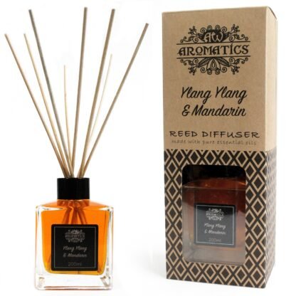 200ml Ylang Ylang & Mandarin Essential Oil Reed Diffuser X 1