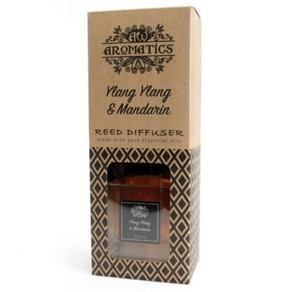 200ml Ylang Ylang & Mandarin Essential Oil Reed Diffuser X 1 - Image 3