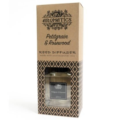 200ml Petitgrain & Rosewood Essential Oil Reed Diffuser X 1 - Image 3
