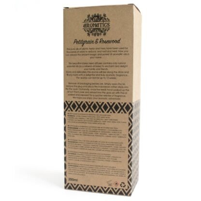 200ml Petitgrain & Rosewood Essential Oil Reed Diffuser X 1 - Image 4