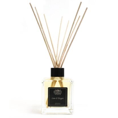 200ml Lime & Ginger Essential Oil Reed Diffuser X 1 - Image 2