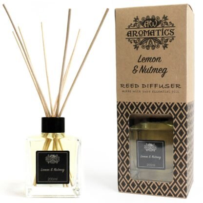 200ml Lemon & Nutmeg Essential Oil Reed Diffuser X 1
