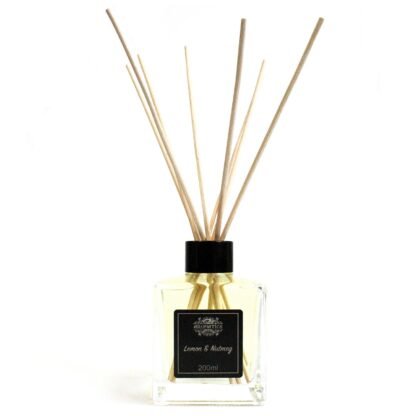 200ml Lemon & Nutmeg Essential Oil Reed Diffuser X 1 - Image 2