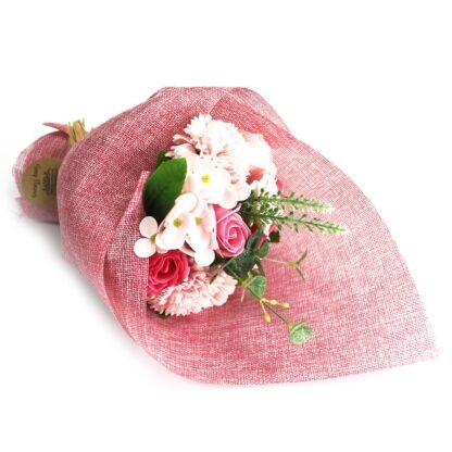 Standing Soap Flower Bouquet - Pink X 1 - Image 2