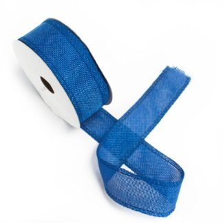 Natural Texture Ribbon 38mm x 20m - Navy Blue X 1