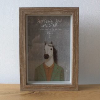 Deep Box Frame - Brown Brush - holds 10x15cm X 1