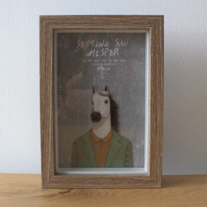 Deep Box Frame - Brown Brush - holds 10x15cm X 1