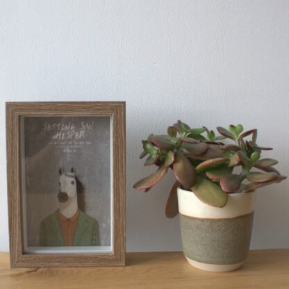 Deep Box Frame - Brown Brush - holds 10x15cm X 1 - Image 2