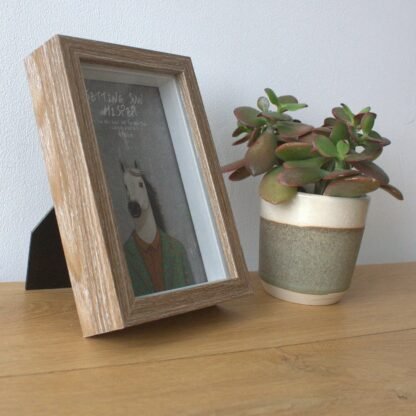 Deep Box Frame - Brown Brush - holds 10x15cm X 1 - Image 3