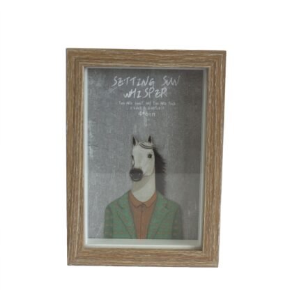 Deep Box Frame - Brown Brush - holds 10x15cm X 1 - Image 4