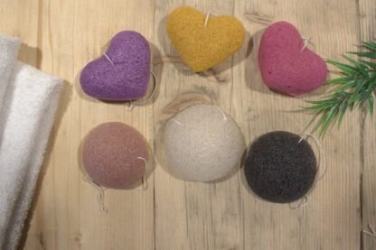 Konjac Heart Sponge - Lavender X 1 - Image 3