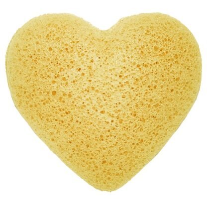 Konjac Heart Sponge - Peach X 1