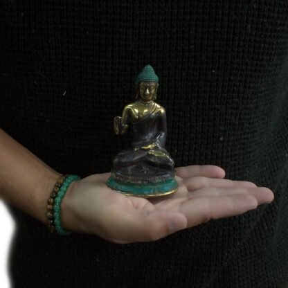 Med Hand Up Sitting Buddha X 1 - Image 2