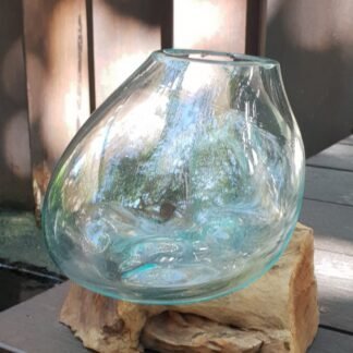 Molten Glass on Wood - Medium Bowl X 1