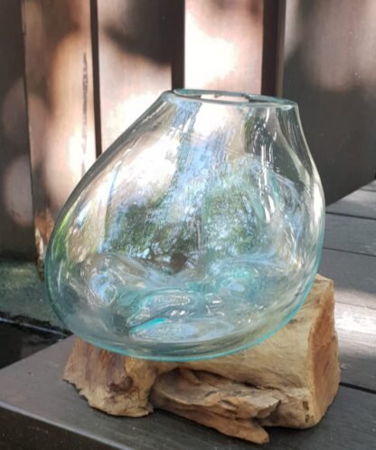 Molten Glass on Wood - Medium Bowl X 1