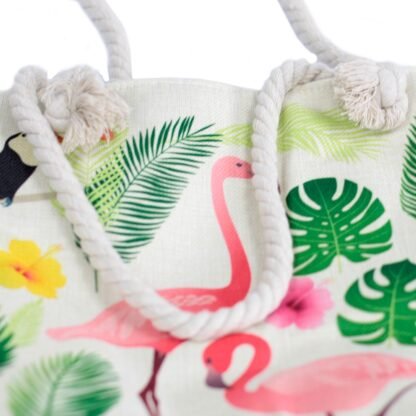 Rope Handle Bag - Flamingo & More X 1 - Image 2