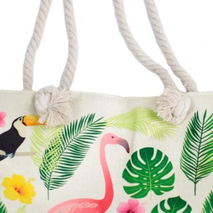 Rope Handle Bag - Flamingo & More X 1 - Image 4