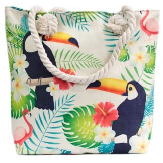 Rope Handle Bag - Tropical Toucan X 1