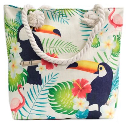 Rope Handle Bag - Tropical Toucan X 1
