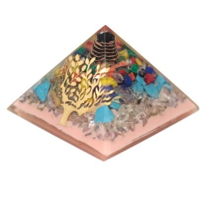 Lrg Organite Pyramid 70mm - Treeearth base) X 1 - Image 2