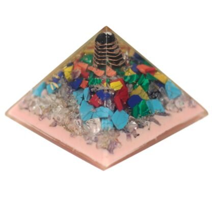 Lrg Organite Pyramid 70mm - Treeearth base) X 1 - Image 3