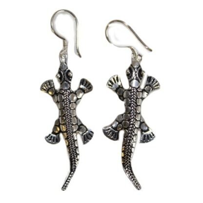 Silver Earrings - Lizards X 1