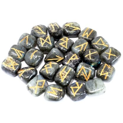 Runes Stone Set in Pouch - Labradorite X 1 - Image 2